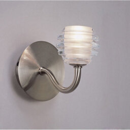 Luminosa Lighting Luminosa Sphere Wall Lamp Switched G9, Satin Nickel - thumbnail 2