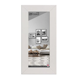 "AK Frames 15X5"" White Poster Frame - Modern Picture Frame For Wall Art, Prints And Photos - Durable And Stylish Display Frame" - thumbnail 1