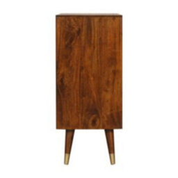 Wyld Haus Merano Mango Wood Gold Storage Cabinet 2 Drawers - thumbnail 7