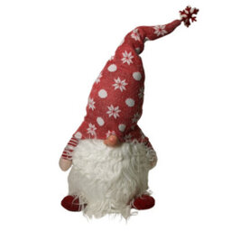 Samuel Alexander 56Cm Battery Operated Light Up Christmas Standing Gonk Decoration In Red - thumbnail 8