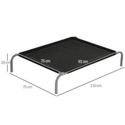 Pawhut Cooling Pet Bed Elevated Dog Bed With Non-Slip Pads For Large Medium Dogs - thumbnail 3