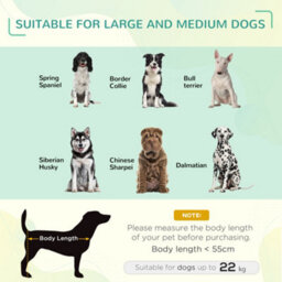 Pawhut Cooling Pet Bed Elevated Dog Bed With Non-Slip Pads For Large Medium Dogs - thumbnail 4