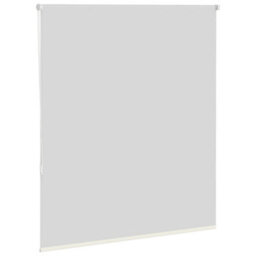Berkfield Durable Roller Blind Blackout Off White 120X130 Cm Fabric Width 116.6 Cm Polyester - thumbnail 4