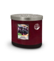 Heart and Home Heart & Home Simply Mulberry Twin Wick Ellipse Soy Candle - 40 Hours Burn