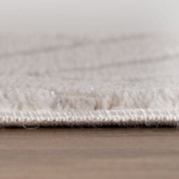 The Rugs Loft Ivory Herringbone Living Room Area Rug And Runners Soft Pile - thumbnail 7