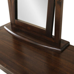 The Furniture Market French Hardwood Dressing Table Mirror - H 600mm X W 600mm X D 160mm - thumbnail 4
