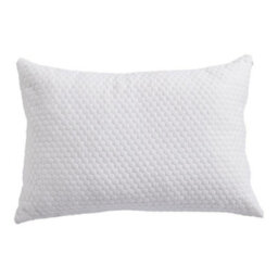 Thehotsale Standard Size Bamboo Fiber Fabric Shredded Memory Foam Adjustable Medium Bed Pillows In White - thumbnail 3
