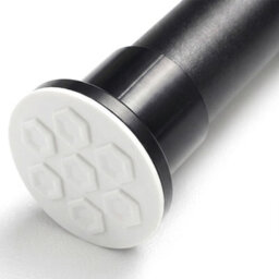 Heavy Duty Extendable Shower Curtain Rod - No-Drill Tension Pole, Matte Black 160-210Cm - thumbnail 1