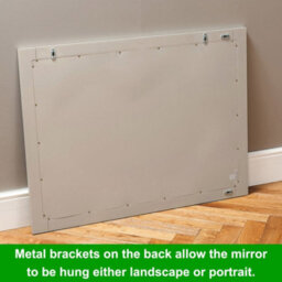 The Furniture Market Downton Grey Painted Large Wall Mirror 108Cm X 78Cm - thumbnail 6