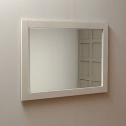 The Furniture Market Downton Grey Painted Large Wall Mirror 108Cm X 78Cm - thumbnail 3
