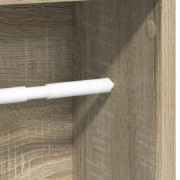 Berkfield Bathroom Cabinet With Roll Holder Sonoma Oak 20.5X20X90 Cm - thumbnail 7