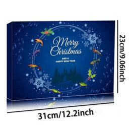 CLEFFNS Advent Calendar Fishing 2026 Christmas Countdown 24 Days Fishing Lures Set For Fisherman Adult Men Teen Boys Xmas Surprise Gift - thumbnail 7