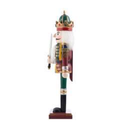 Living And Home Nutcracker Soldier Figurine Christmas Decoration Xmas Ornament H 30 Cm - thumbnail 4
