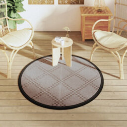 Walplus Outdoor Carpet Rugs For Garden Patios  Brown 120 Cm Pp - thumbnail 3