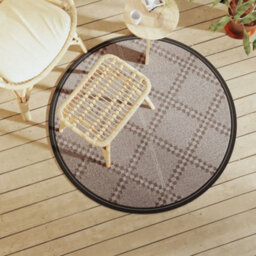 Walplus Outdoor Carpet Rugs For Garden Patios  Brown 120 Cm Pp - thumbnail 1