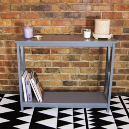 Charles Bentley Tetbury Country Style Wooden Hallway Side Console Table Grey - thumbnail 4