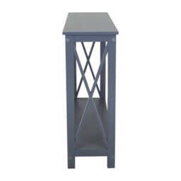 Charles Bentley Tetbury Country Style Wooden Hallway Side Console Table Grey - thumbnail 3