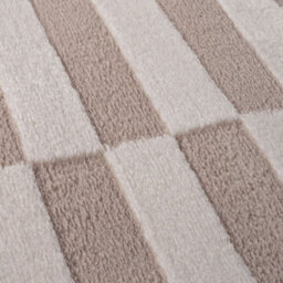 The Rugs Loft Beige And Ivory Striped Living Room Area Rug And Runners Soft Pile - thumbnail 5