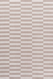 The Rugs Loft Beige And Ivory Striped Living Room Area Rug And Runners Soft Pile - thumbnail 2