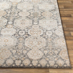 Livabliss Indigo-Vintage Black Grey Beige Traditional Boho Living Dining Bedroom Rug 130 X 170 Cm Easy Care, Non Shedding - thumbnail 5