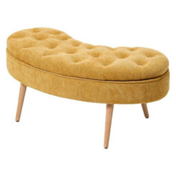Window Bed End Stool Long Ottoman Bench Padded Seat Footstool Blanket Box W/ Lid - thumbnail 1
