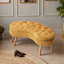 Window Bed End Stool Long Ottoman Bench Padded Seat Footstool Blanket Box W/ Lid - thumbnail 3
