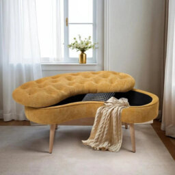 Window Bed End Stool Long Ottoman Bench Padded Seat Footstool Blanket Box W/ Lid - thumbnail 5