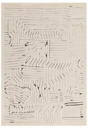 Valley Ivory Charcoal Route Soft Rug Rug 120X170Cm For The - thumbnail 1