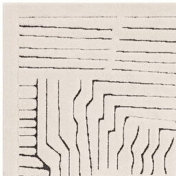 Valley Ivory Charcoal Route Soft Rug Rug 120X170Cm For The - thumbnail 3