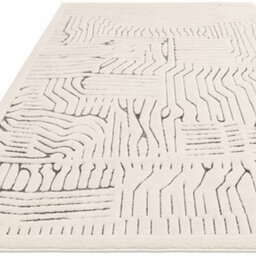 Valley Ivory Charcoal Route Soft Rug Rug 120X170Cm For The - thumbnail 4