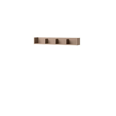 Arte Elegant Cashmere & Truffle Wall Shelves H180mm W1290mm D220mm - Modern Set Of Two - image 1