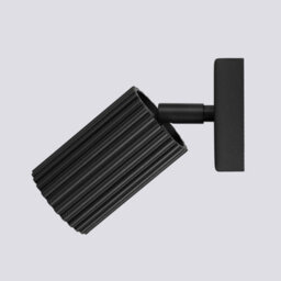 Luminosa Lighting Luminosa Karbon Minimalist Single Wall Spotlight Black - thumbnail 5