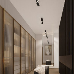 Luminosa Lighting Luminosa Karbon Minimalist Single Wall Spotlight Black - thumbnail 9