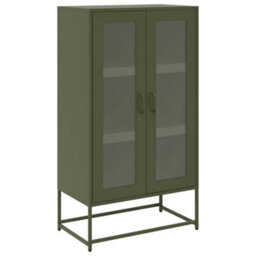Walplus Highboard Olive Green 68X39X123 Cm Steel - thumbnail 2
