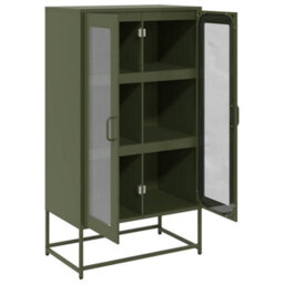 Walplus Highboard Olive Green 68X39X123 Cm Steel - thumbnail 6