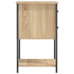 Walplus Bedside Cabinet Sonoma Oak 32X42X70 Cm Engineered Wood - thumbnail 7