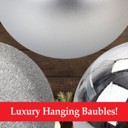 Silver Colour Christmas Baubles Pack Of 3- 12Cm - thumbnail 4