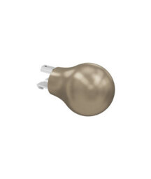 28mm Styleline  Gliding Curtain Pole Set With Ball End - Taupe, 280Cm - thumbnail 5