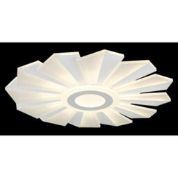 Luminosa Lighting Luminosa Alwina Integrated Led Semi Flush Ceiling Light White Matt Led Dimmable 2700-6000K Remote Control Timer - thumbnail 4
