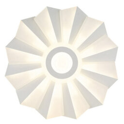 Luminosa Lighting Luminosa Alwina Integrated Led Semi Flush Ceiling Light White Matt Led Dimmable 2700-6000K Remote Control Timer - thumbnail 3