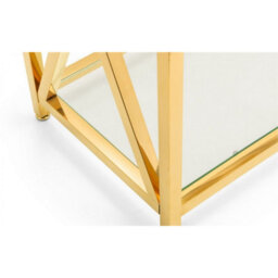 Ashfield Gold Chrome Frame Console Table - thumbnail 5