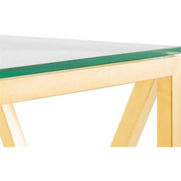 Ashfield Gold Chrome Frame Console Table - thumbnail 6