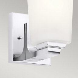 Luminosa Lighting Luminosa Kichler Roehm Bathroom Wall Lamp Polished Chrome, Ip44 - thumbnail 2