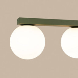 Sollux Lighting Yoli Steel/glass Olive Green 6 Lights Minimalist Ceiling Lamps - thumbnail 4