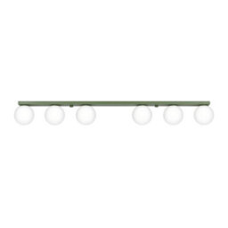 Sollux Lighting Yoli Steel/glass Olive Green 6 Lights Minimalist Ceiling Lamps - thumbnail 1