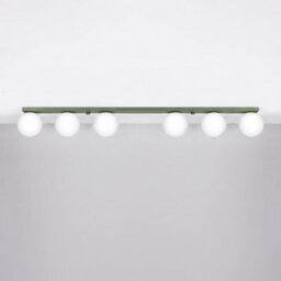 Sollux Lighting Yoli Steel/glass Olive Green 6 Lights Minimalist Ceiling Lamps - thumbnail 2