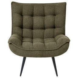 Beliani Armchair Alvesta Boucle Dark Green - thumbnail 5