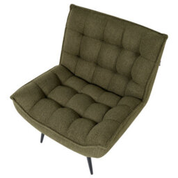 Beliani Armchair Alvesta Boucle Dark Green - thumbnail 6
