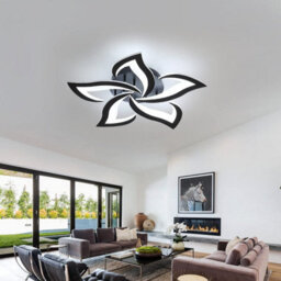 Pheashine Modern Led Ceiling Light, 60W Acrylic Ceiling Light, 6500K Cool White Light, Suitable For Living Rooms - thumbnail 2