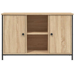 Berkfield Industrial Tv Cabinet Sonoma Oak 100X35X65 Cm Engineered Wood - thumbnail 5